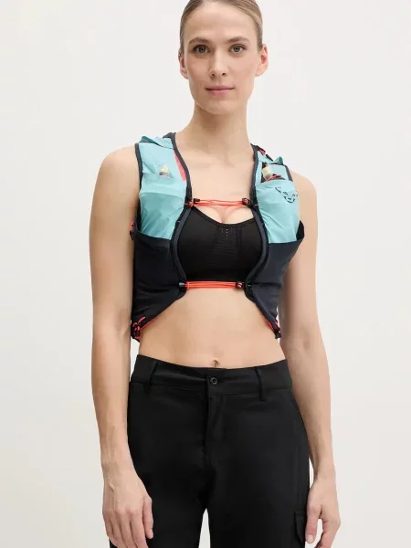 Dynafit vestă de alergare Alpine 8 turcoaz