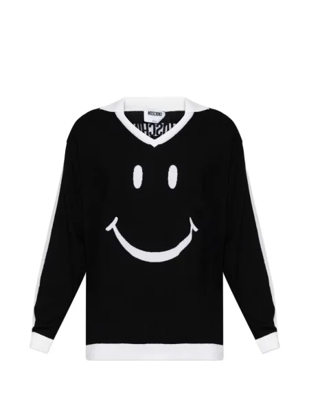 Pulover Moschino cu imagine negru