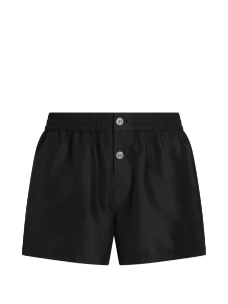 Slip de baie Dolce & Gabbana din canvas negru