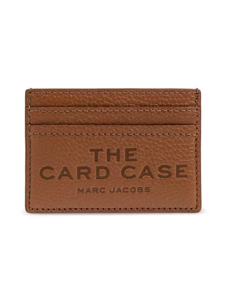 MARC JACOBS etui na karty skórzane THE CARD CASE brązowy