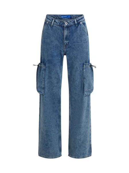 KARL LAGERFELD JEANS Cargo farmer sötétkék