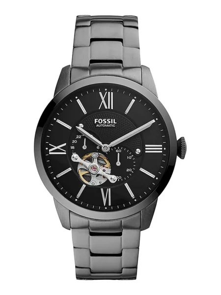 FOSSIL Ceas analogic TOWNSMAN AUTO / negru gri