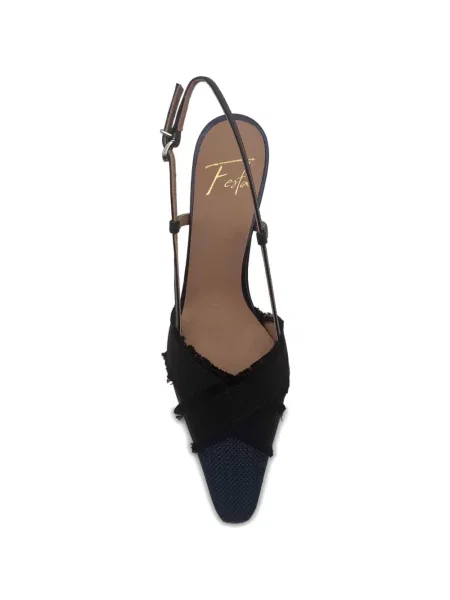 Sandale Roberto Festa slingback albastru