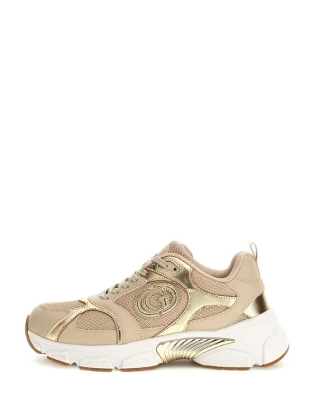 Guess Sneakersy Béžová zlatá