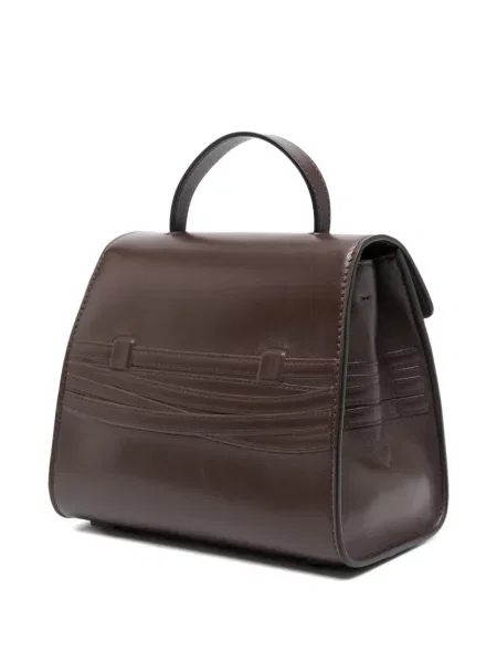 Geantă Moschino cu autograf maro