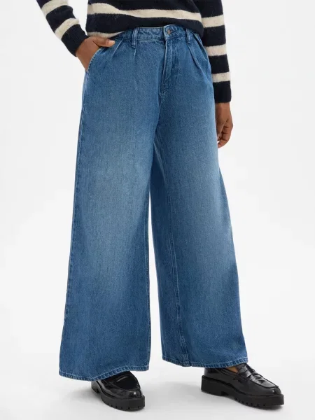 Joop Jeans Dżinsy o szerokim kroju Elise Kobiety jednolity 26 niebieski