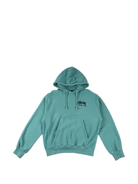 Hanorac cu glugă Stüssy cu imagine verde