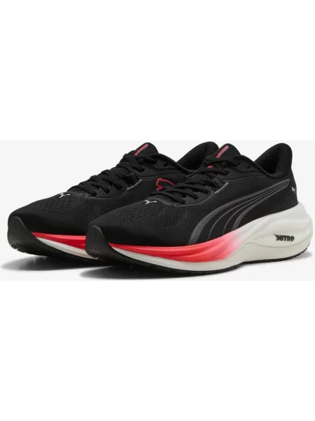 Buty do biegania Puma Electrify Nitro 5 czarny czerwony biały