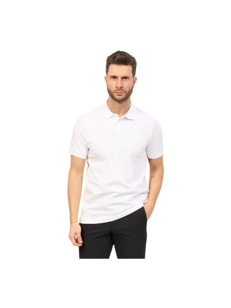 Boss Koszulka Polo Z Piki Passenger Slim Fit blau biała