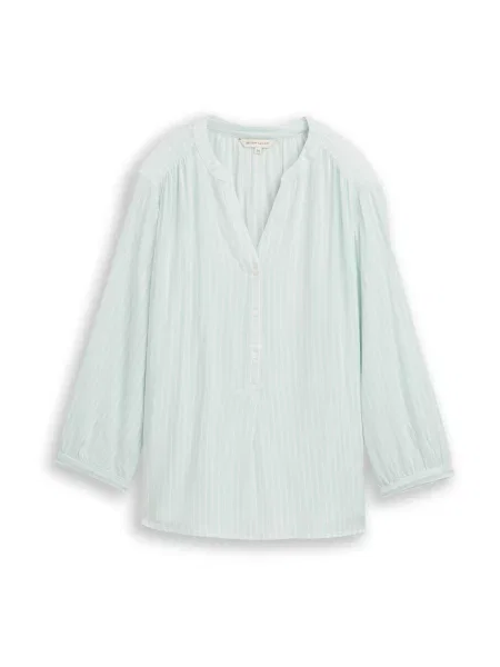 TOM TAILOR Bluza menta bijela
