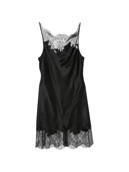 Rochie mini Carine Gilson din dantelă negru
