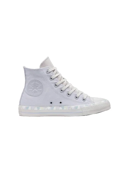 Pantofi Converse cu platformă alb