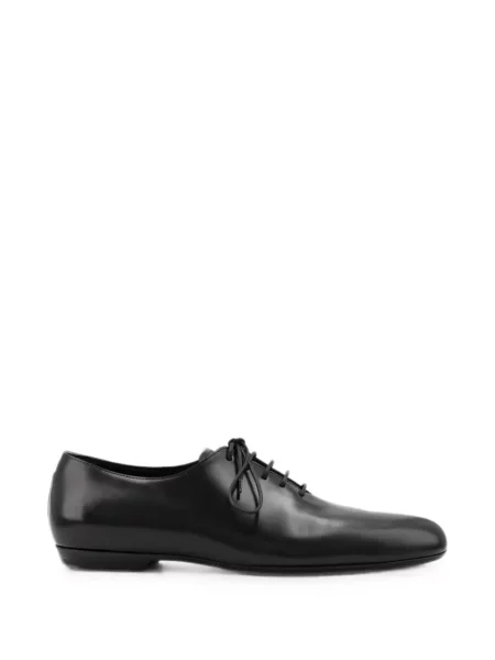 Oxford Dries Van Noten din piele negru