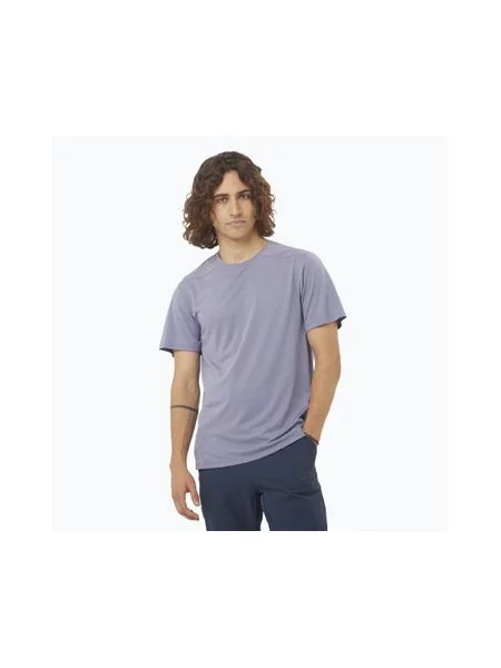 Футболка Salomon Outline Tee граніт синій