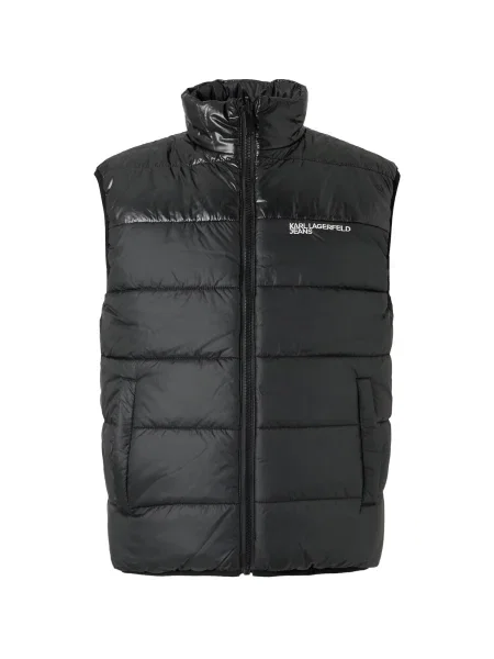 KARL LAGERFELD JEANS Brezrokavnik črna bela