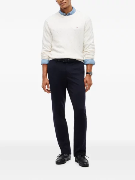 Nadrág Tommy Hilfiger autogrammal kék