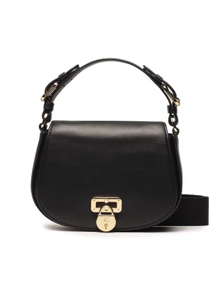 Crossbody kabelka Lauren Ralph Lauren čierna