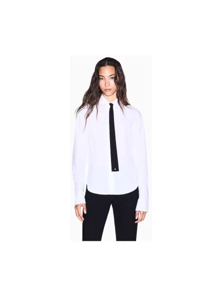 Blúzka Armani Exchange biela