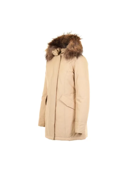 Parka Woolrich brązowa