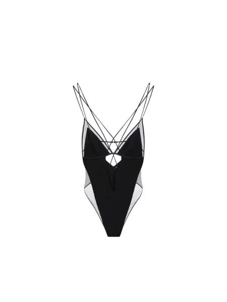 Koszulka Elisabetta Franchi tiulowa czarna