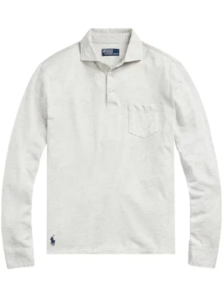 Φλοράλ παντελόνι Polo Ralph Lauren με κέντημα με λαιμόκοψη v μπλε