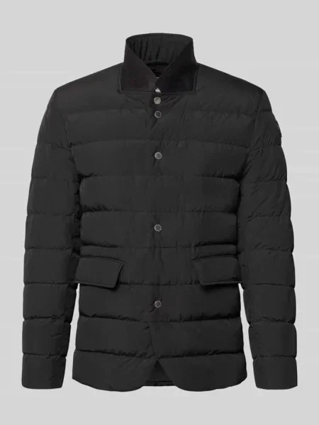 Kurtka w kroju regular fit z efektem pikowania model Joen' Tiger Of Sweden czarna