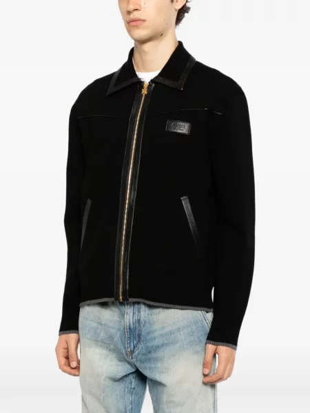 Geanta de piele Amiri negru