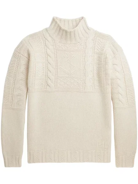 Pletena odgovarati polo majica Polo Ralph Lauren s vezom bijela