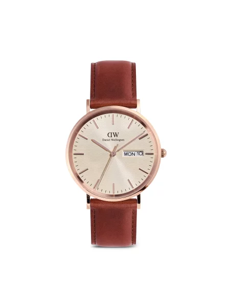 Годинник Daniel Wellington Classic Day Display 40 золото рожеве