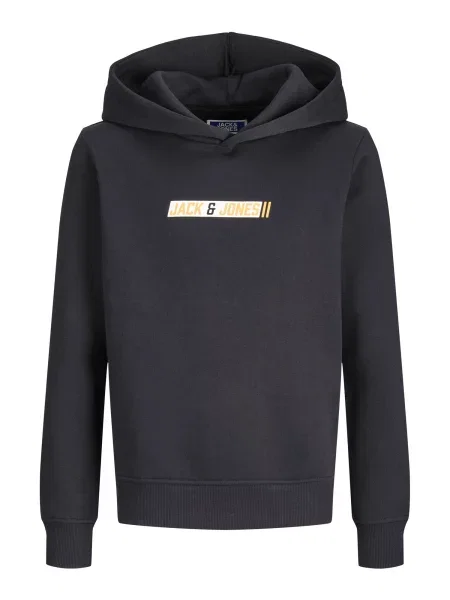 Jack & Jones Junior Μπλούζα φούτερ JJMUNK κίτρινο / μαύρο λευκό