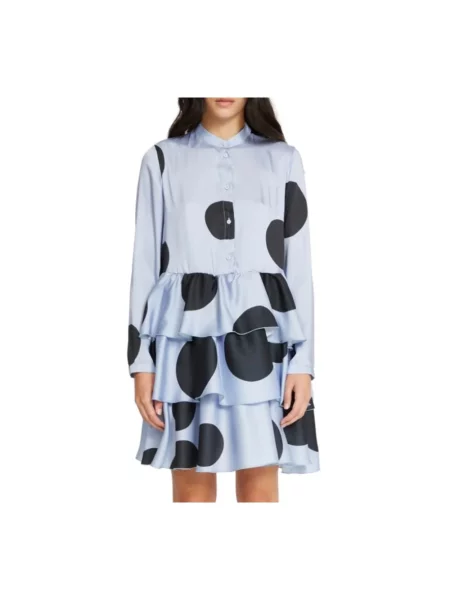 Sukienka koszulowa Silvian Heach niebieska