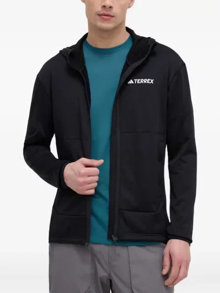 Sneakerși Adidas Terrex cu dungi plasă cu imagine negru