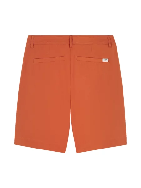 Bermudy Maison Kitsune pomarańczowe