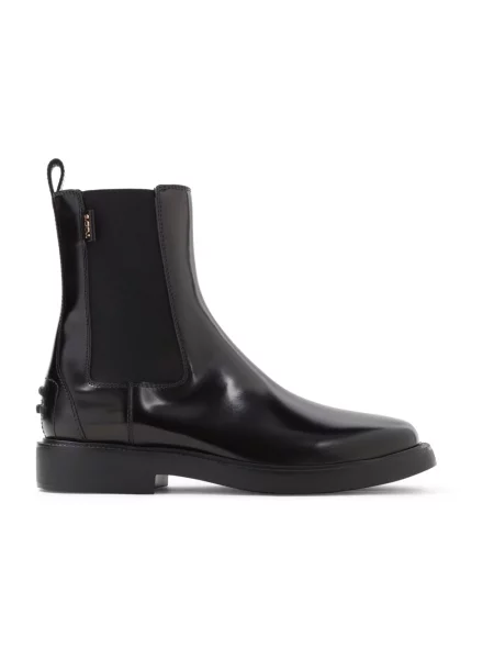 Botki Tod's skórzane czarne