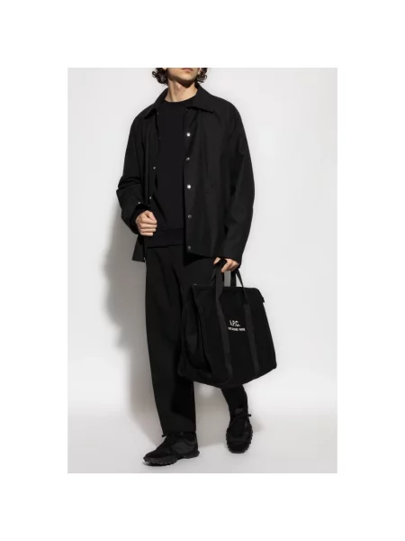Bluza A.p.c. z logo czarna