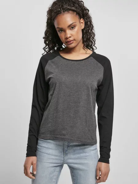 Urban Classics Tricou / gri închis negru