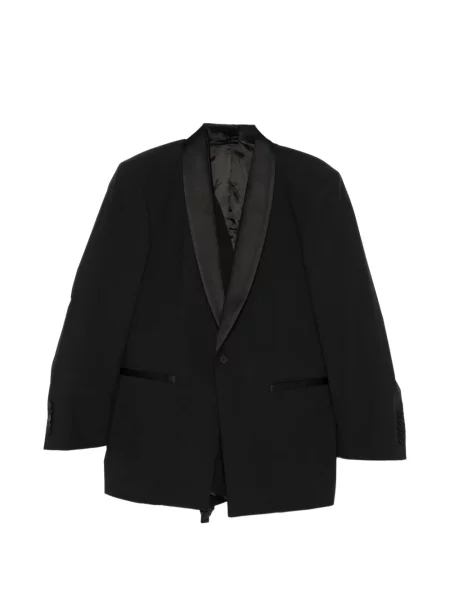 Kurtka Alainpaul z szalowym kołnierzem czarna