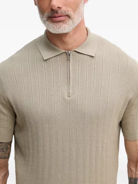 Tricou polo Armani Exchange tricotate