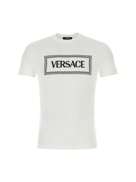 Koszulka Versace retro z logo biała