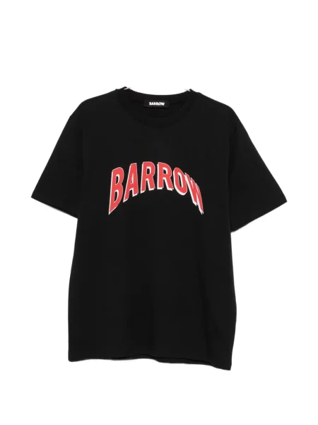 Scurt tricou Barrow cu imagine negru
