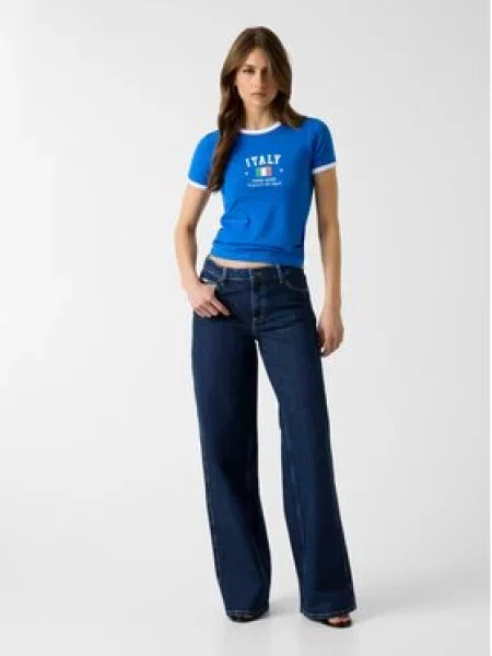Tričko Guess Jeans modré