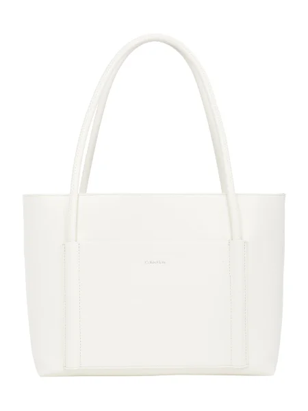 Geantă Calvin Klein bej