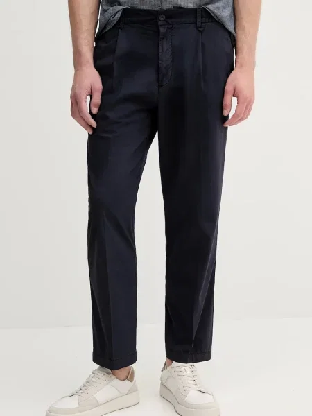 Kalhoty United Colors of Benetton tmavomodrá