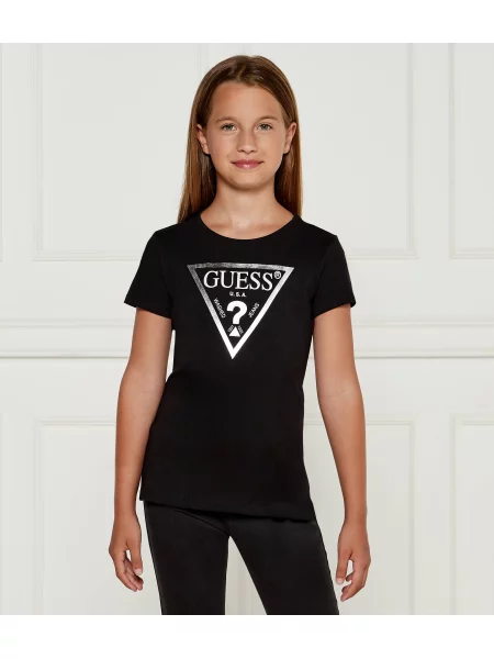 Guess Póló Regular Fit fekete