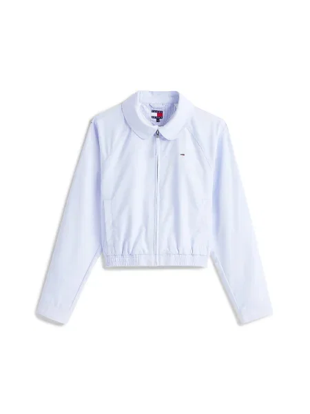 Tommy Jeans Geacă de primăvară-toamnă deschis albastru