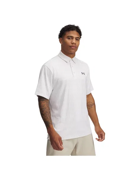Polo Under Armour cu imagine gri