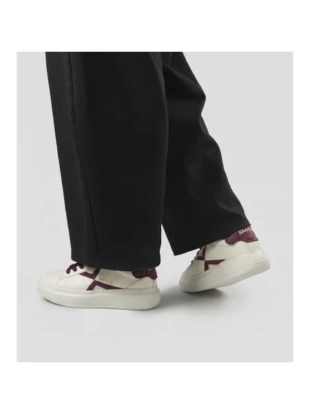 Sneakersy Alexander Smith skórzane beżowe