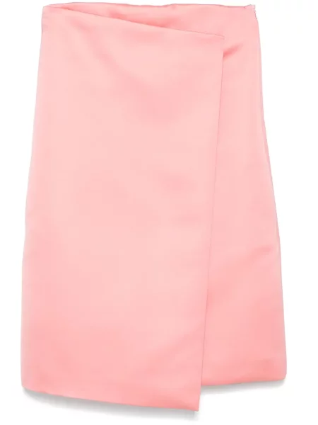Rochie Philosophy Di Lorenzo Serafini din satin de costum roz