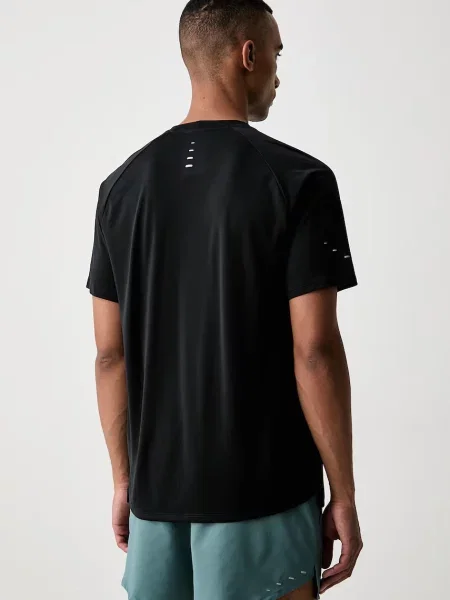 Nike férfi póló futáshoz Stride fekete