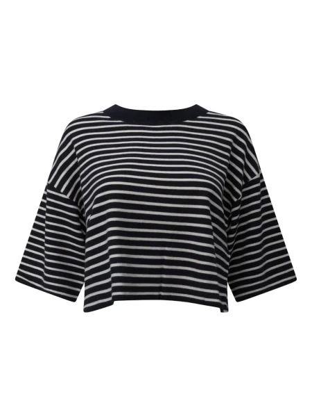 Tricou Weekend Max Mara cu dungi albastru